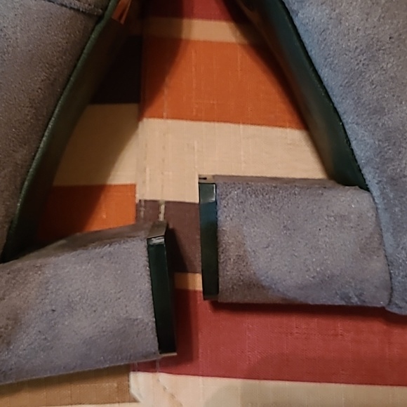 New, never worn faux suede booties! - Picture 3 of 8